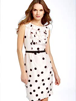 Платье в горошек